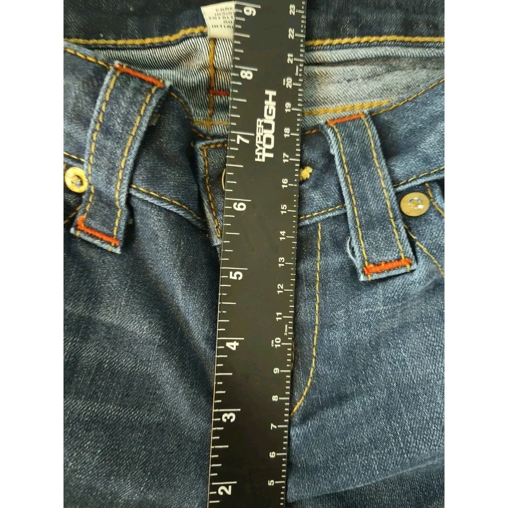 True Religion Skinny Jeans Womens Blue‎ Flap Pocket Stretch Denim Y2K